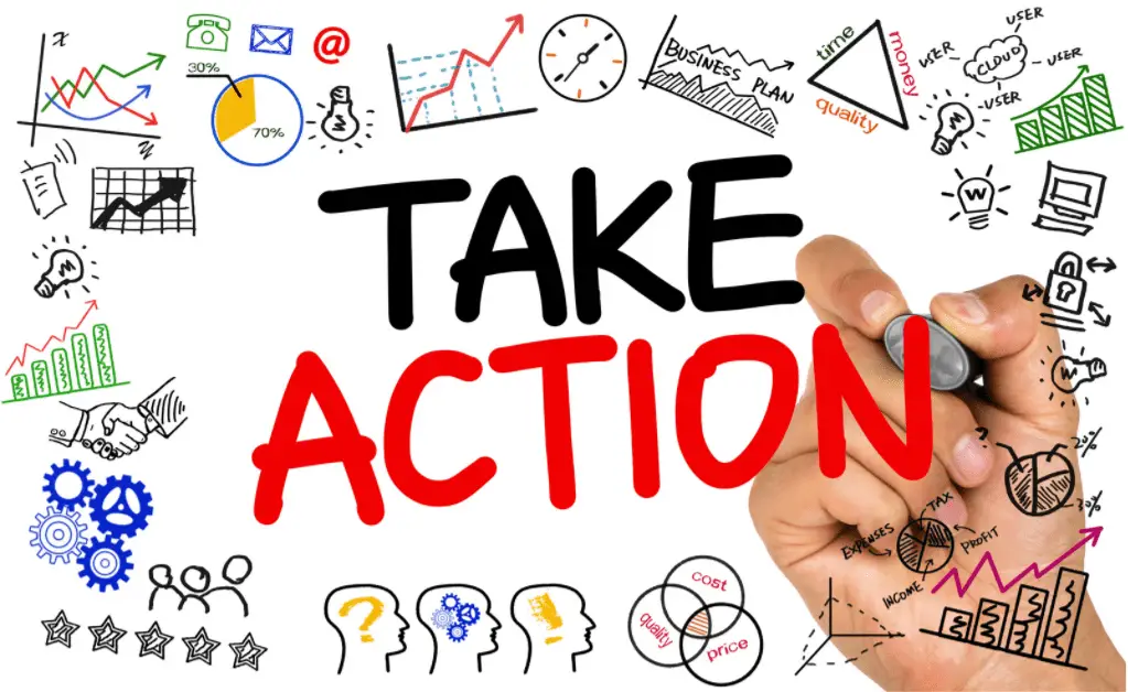 How to Stay Motivated in a Business : Take action