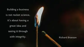 quote on building a business is not rocket science
