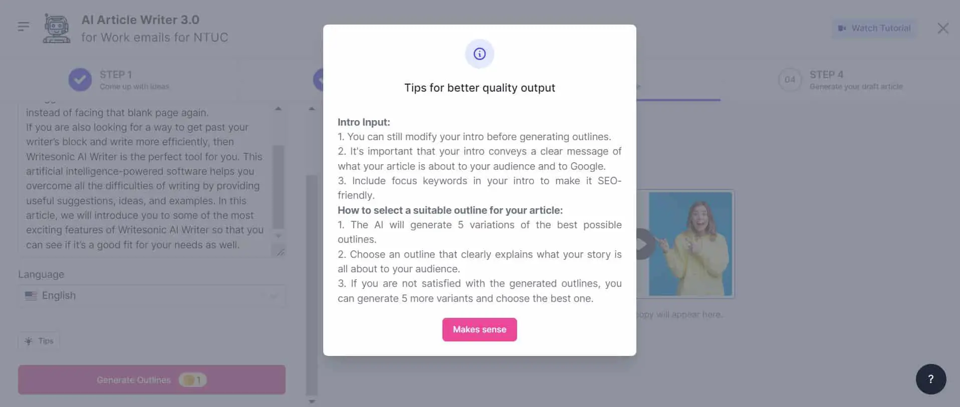 Get Quality AI Content with Writesonic AI writer - Ecommerce with Penny