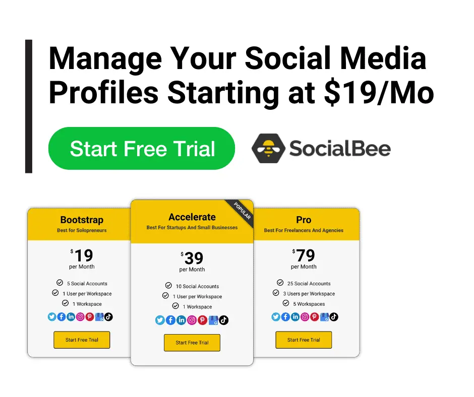 Best Social Media Manager Software - pricing tiers