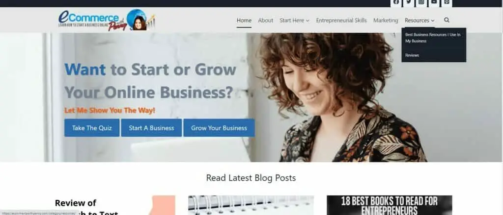 affiliate marketing for blogs -  Resource page on ecommerce with penny blog