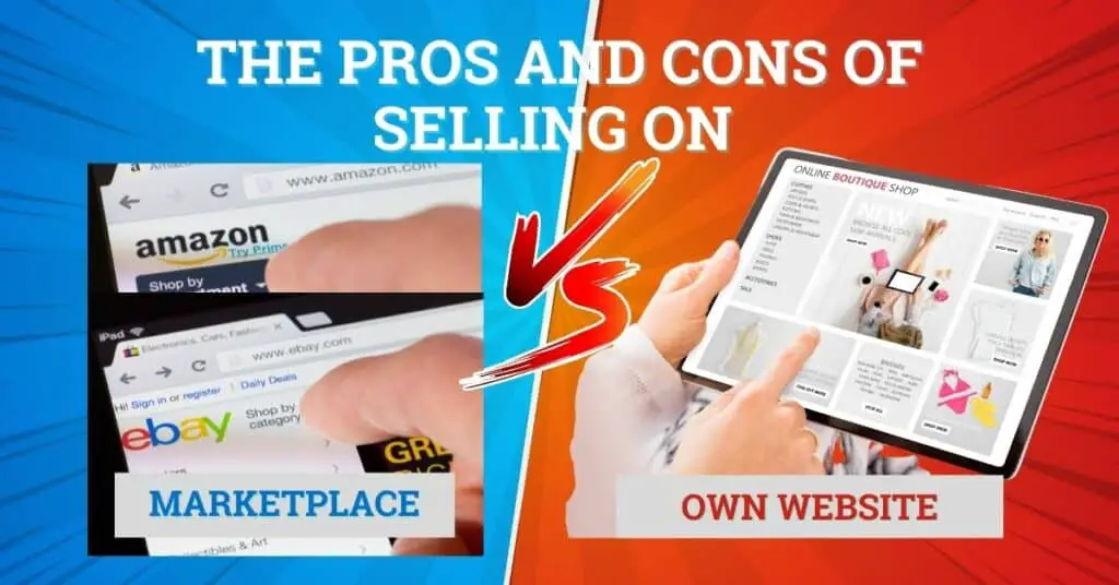 benefits of private label products - selling on marketplace vs own website feature image
