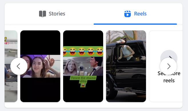 make short videos online - Facebook story and reels