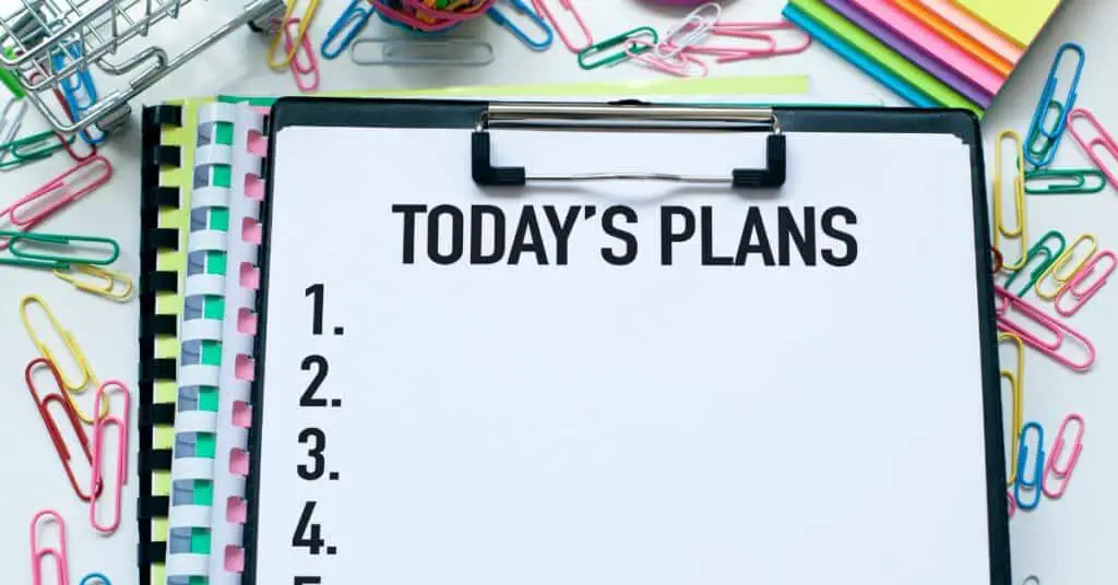 optimize your day - plan your day