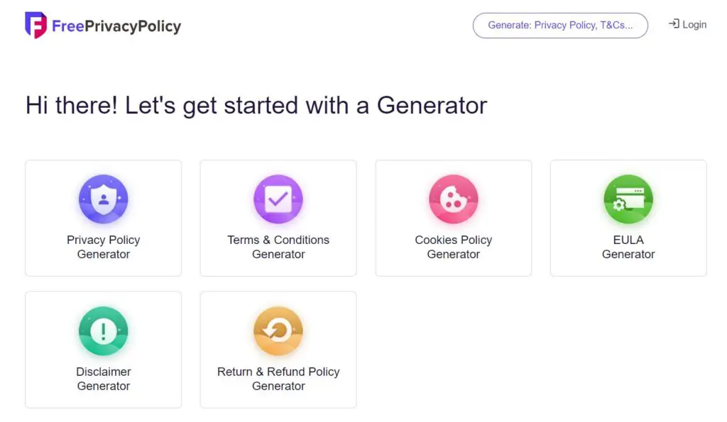 must-have pages for a website - FreePrivacyPolicy Generators