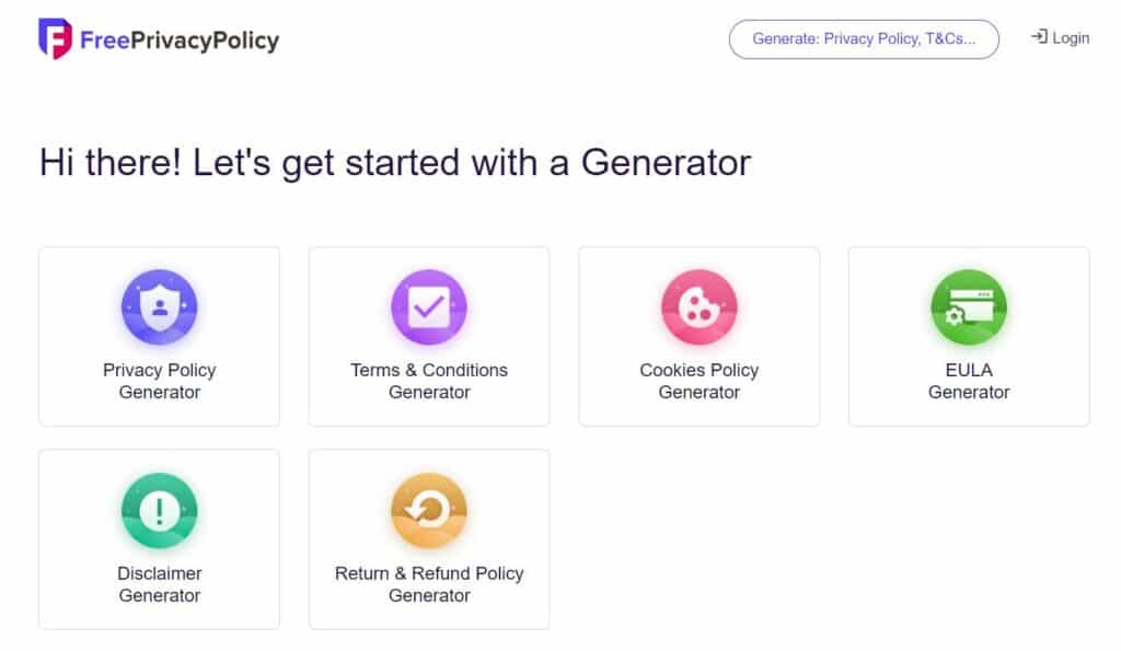 must-have pages for a website - FreePrivacyPolicy Generators